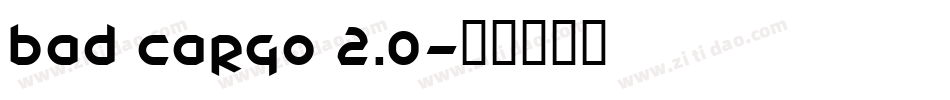 Bad Cargo 2.0字体转换